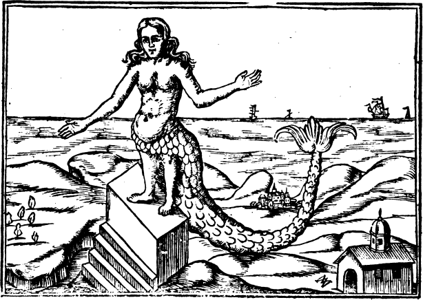 Derceto, from Athanasius Kircher's Oedipus Aegyptiacus, 1652.